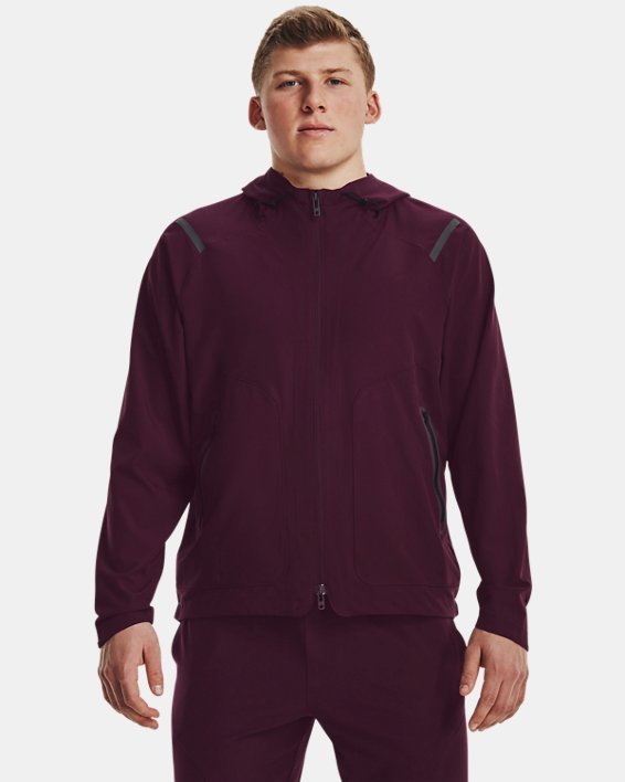 Men's UA Unstoppable Jacket, Purple, pdpMainDesktop image number 0